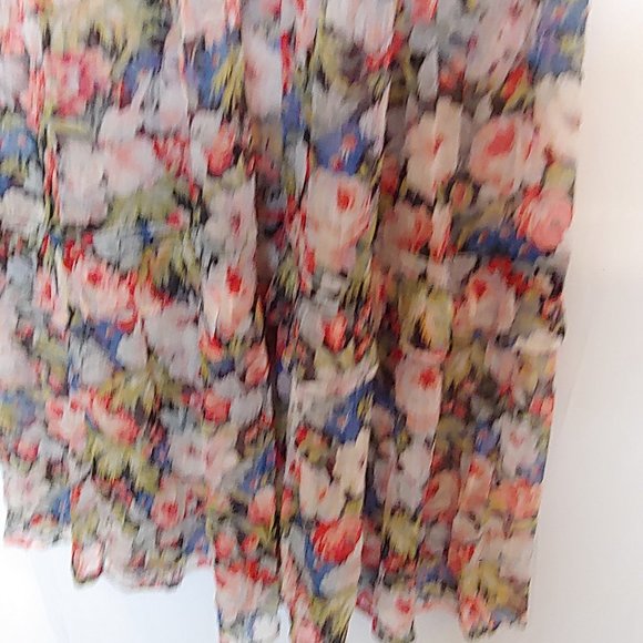 By Anthropologie sheer angelic hippie boho maxi dress cottagecore XSP 100% Cupro - Picture 4 of 13